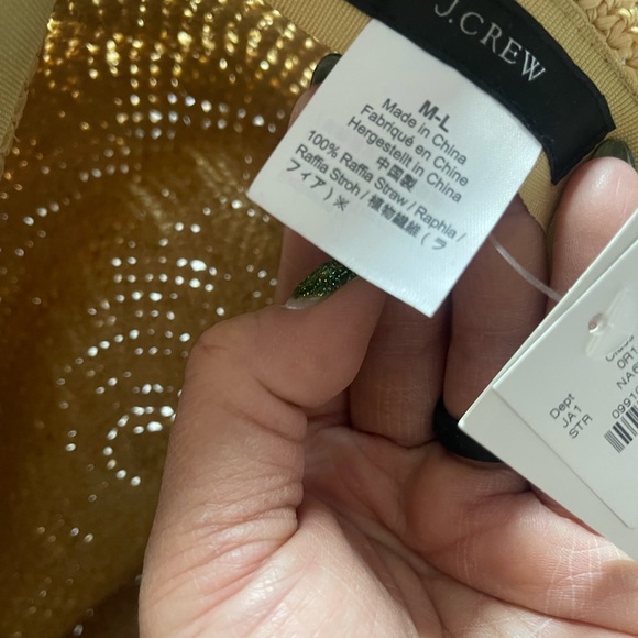 J Crew Packable Raffia Straw Hat - Picture 5 of 10